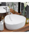 Basin Triangle Ceramic White 50.5x41x12 cm