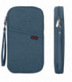 Vinsani Family Travel Holiday Wallet Passport Holder & Document Organiser Case Men Women for Tickets, ID Card, Credit Cards, Currency Holder – Navy Blue