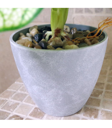 40cm Artificial Taro House Plant in Decorative Planter