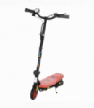 Folding Electric Scooter E-Scooter w/ LED Headlight, for Ages 7-14 Years - Red
