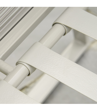 4-Seater Patio Wicker Sofa, Metal Frame PE Rattan Tempered Glass Table Grey