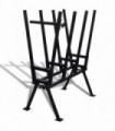 Black Powder-Coated Saw Horse for Woodworking