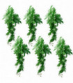 6 x 50cm Artificial Trailing Philodendron Large Leaf Plant
