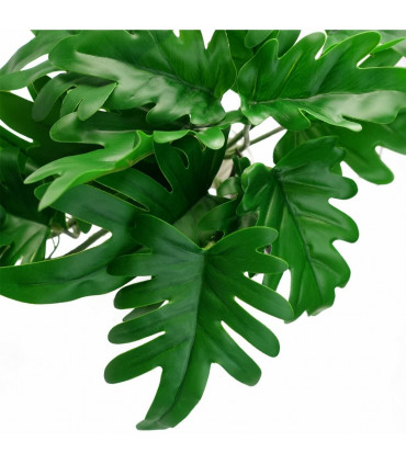 50cm Artificial Trailing Philodendron Large Leaf Plant Realistic