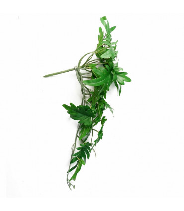 50cm Artificial Trailing Philodendron Large Leaf Plant Realistic