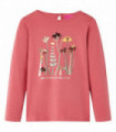 Kids' T-shirt with Long Sleeves Old Pink 104