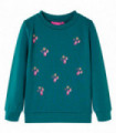 Kids' Sweatshirt Dark Green 128