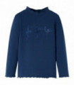 Kids' T-shirt with Long Sleeves Navy Blue 92