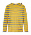 Kids' T-shirt with Long Sleeves Ochre 140