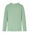 Kids' T-shirt with Long Sleeves Mock Turtleneck Dark Mint 92