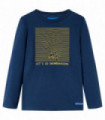 Kids' T-shirt with Long Sleeves Navy Blue 104