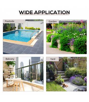 Folding Square Rattan Coffee Table Bistro Balcony Garden Steel Outdoor