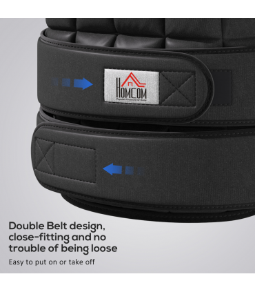 10KGS Adjustable Weight Vest Running Gym Training Weight Loss, Black