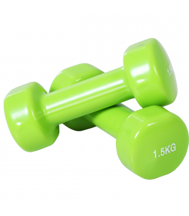 10kg Colourful Dumbbell Weights Set Home Exercising Toning w/ Case Gym HOMCOM