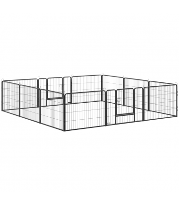 Steel 240x240cm Heavy-Duty 12 Panel Pet Playpen