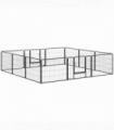 Steel 240x240cm Heavy-Duty 12 Panel Pet Playpen
