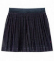 Kids' Skirt with Glitters Navy Blue 92