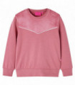 Kids' Sweatshirt Velvet Patchwork Raspberry 140