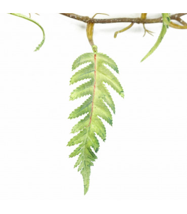 Artificial Trailing Hanging Fern Foliage Plant Realistic Green Large Leaf 125cm