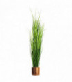 130cm Artificial Extra Large Grass Plant with Copper Metal Plater