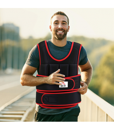 20KGS Adjustable Weight Vest Running Gym Training Weight Loss HOMCOM