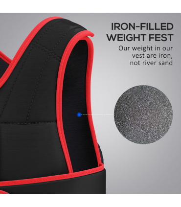 20KGS Adjustable Weight Vest Running Gym Training Weight Loss HOMCOM