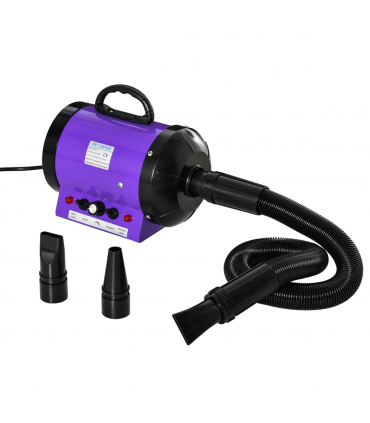 2800W Dog Hair Dryer Pet Grooming Blaster Blower Dryer 3 Nozzles Pawhut