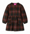 Kids' Dress with Long Sleeves Cognac 92