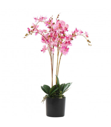 60cm Artificial Luxury Orchid - Triple Stem - Pink Realistic Plant