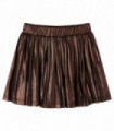 Kids' Skirt with Glitters Cognac 140