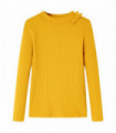 Kids' T-shirt with Long Sleeves Ochre 92