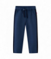 Kids' Pants with Black Trims Navy 104