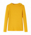 Kids' T-shirt with Long Sleeves Ochre 116