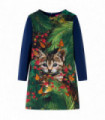 Kids' Dress with Long Sleeves Navy 92