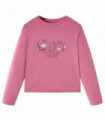 Kids' T-shirt with Long Sleeves Raspberry 92