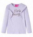 Kids' T-shirt with Long Sleeves Light Lilac 128