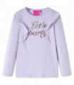 Kids' T-shirt with Long Sleeves Light Lilac 104