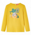 Kids' T-shirt with Long Sleeves Ochre 92