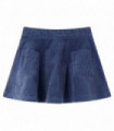 Kids' Skirt with Pockets Corduroy Navy 128