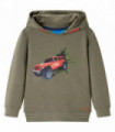 Kids' Hooded Sweatshirt Khaki 140