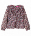 Kids' Shirt with Long Sleeves Dark Pink 116