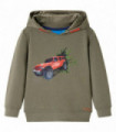 Kids' Hooded Sweatshirt Khaki 92
