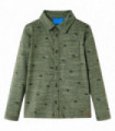 Kids' Shirt Khaki Melange 128