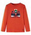 Kids' T-shirt with Long Sleeves Orange 104