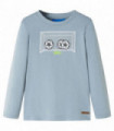 Kids' T-shirt with Long Sleeves Light Blue 140