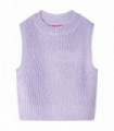 Kids' Sweater Vest Knitted Light Lilac 104