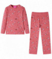 Kids' Pyjamas with Long Sleeves Old Pink 140