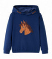 Kids' Hooded Sweatshirt Navy 116
