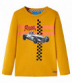Kids' T-shirt with Long Sleeves Ochre 140