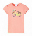 Kids' T-shirt Neon Coral 116